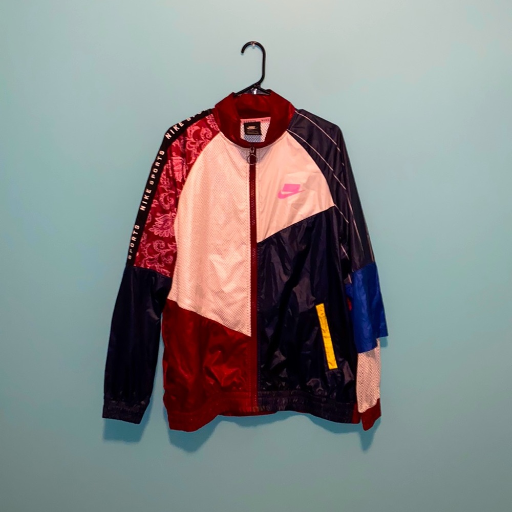 NIKE Sportswear NSW Woven Track Jacket Team Red Pink
